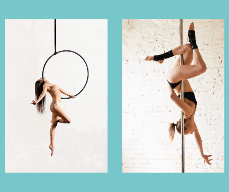 Le cerceau aérien et la pole dance