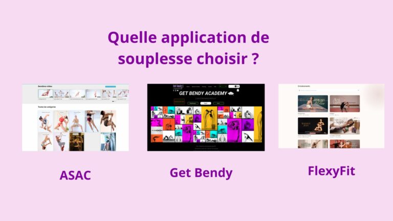 Quelle application de souplesse en ligne choisir ?